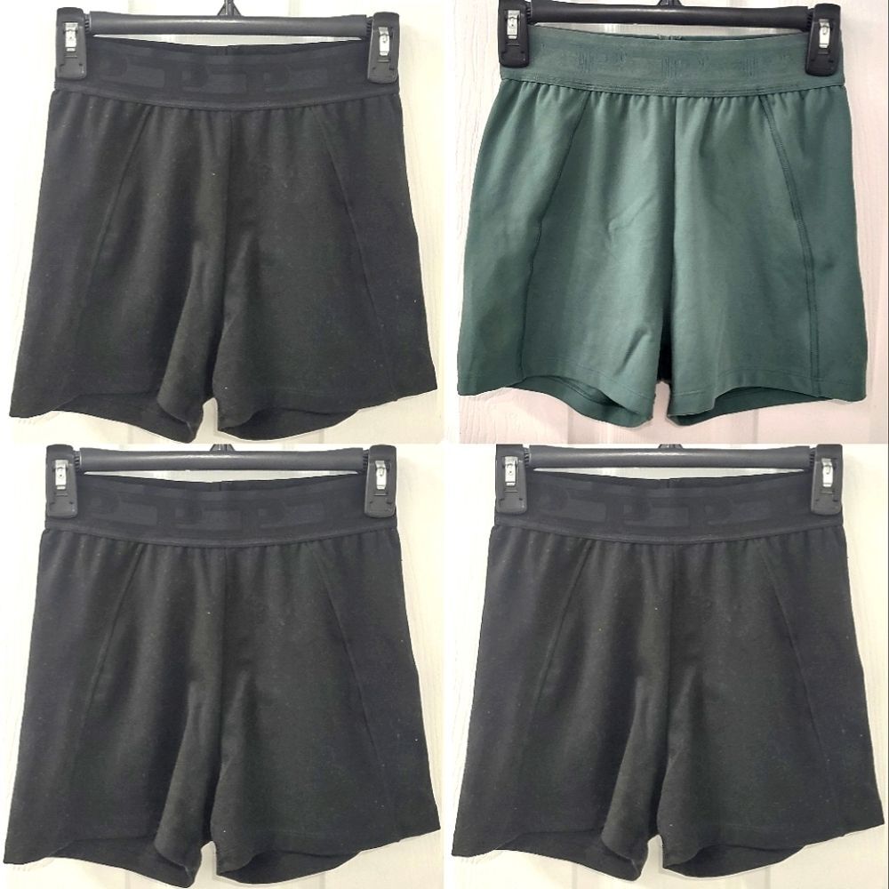 4-pack Pink Victoria's Secret Ultimate 3" Bike Spandex Short Sage Green Black M